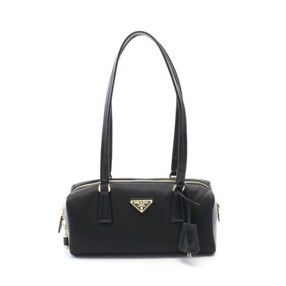 Prada Re Nylon Top Handle Shoulder Bag Black - Picture 1 of 4